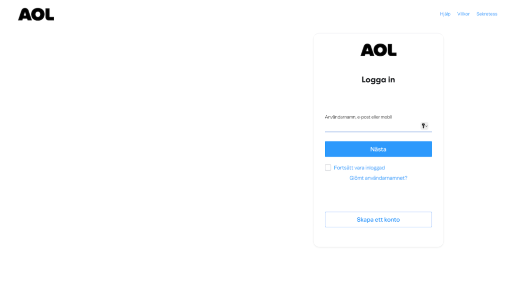 AOL epost