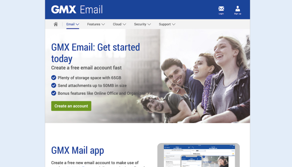 GMX epost